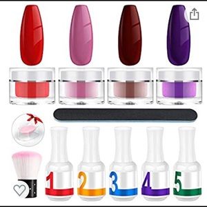 Dip Powder Nail Kit Quick Drying ECBASKET 4 colors